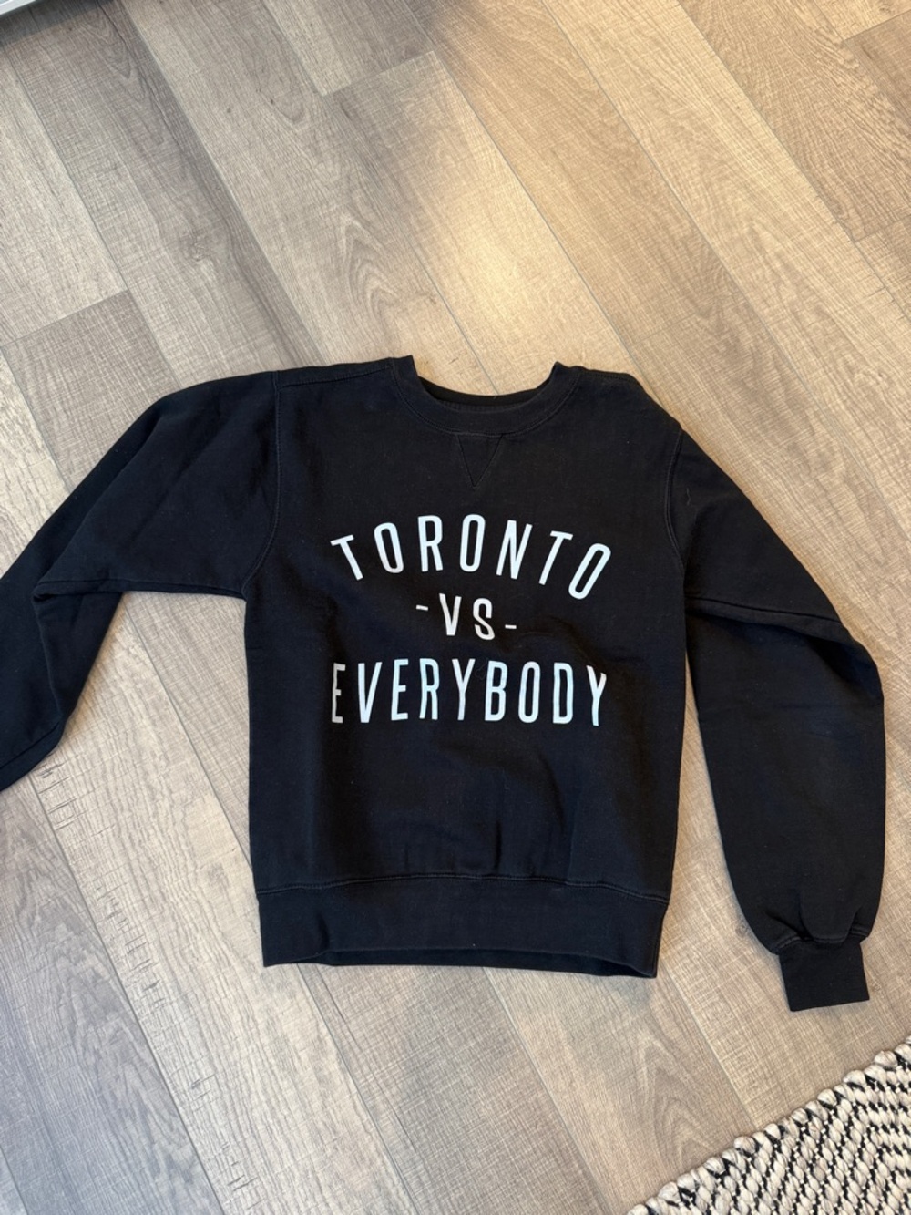 Toronto Vs Everybody Black Crewneck Sweatshirt - Unbranded